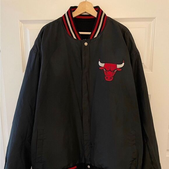 Vintage Jordan 1 bred Jeff Hamilton nba bulls varsity varsity reversible - Picture 1 of 5